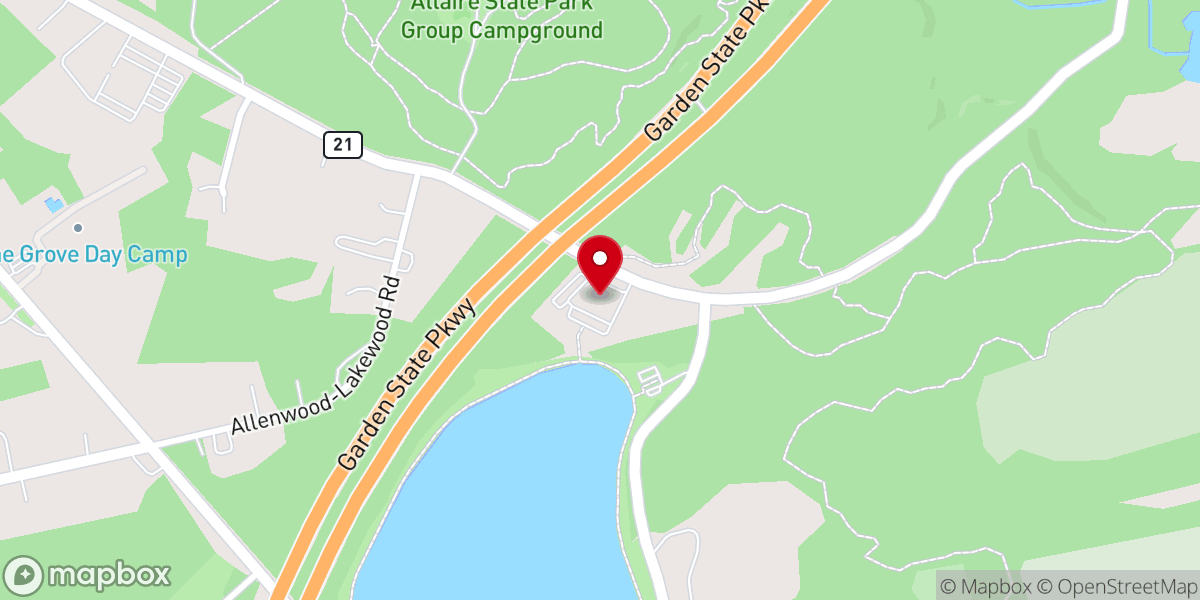Map showing location of Trinity Bible Church