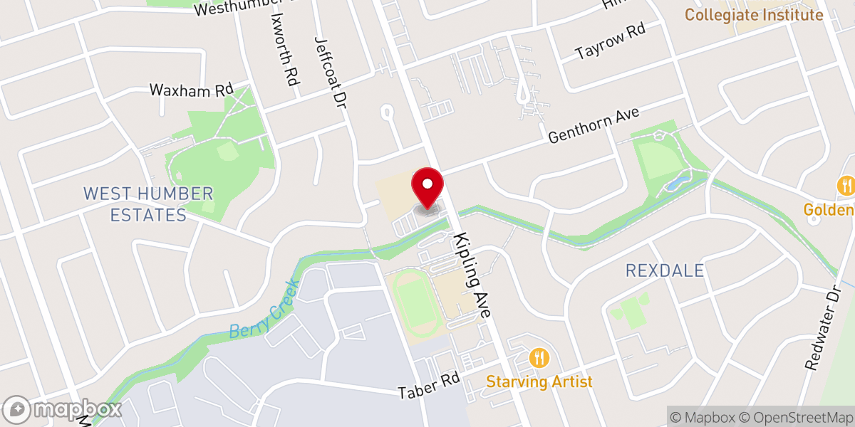Map showing location of Saint Benedict Parish