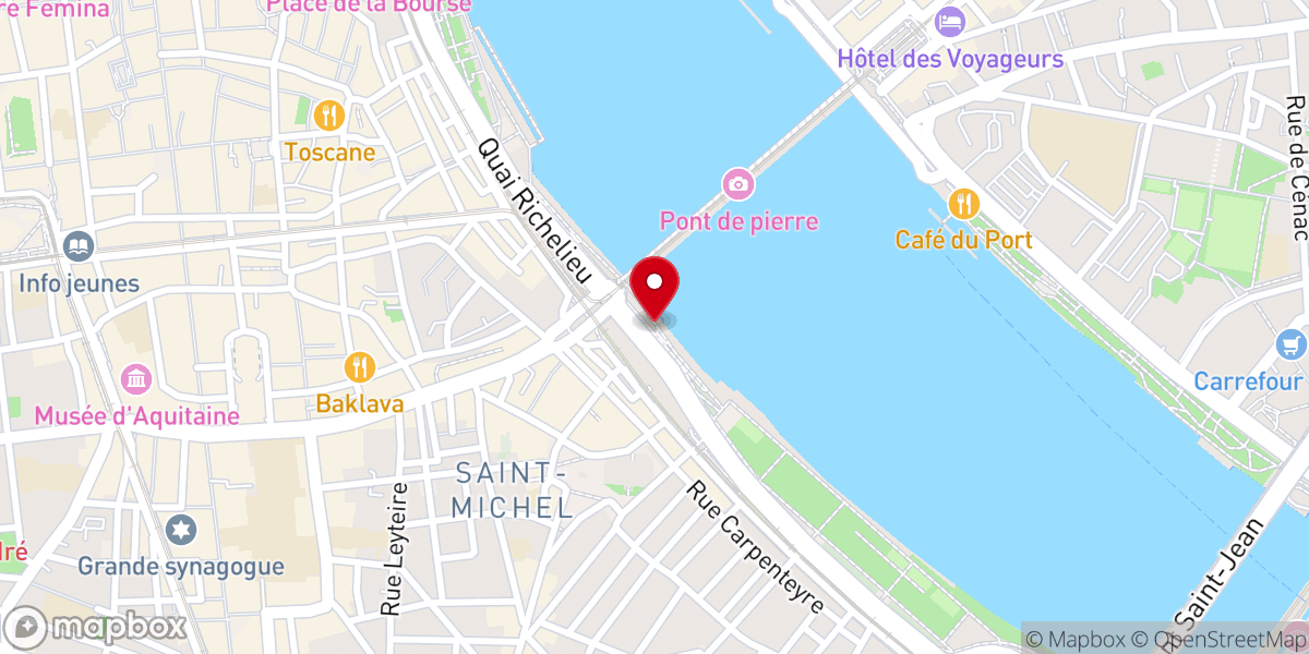 Map showing location of Saint-Michel