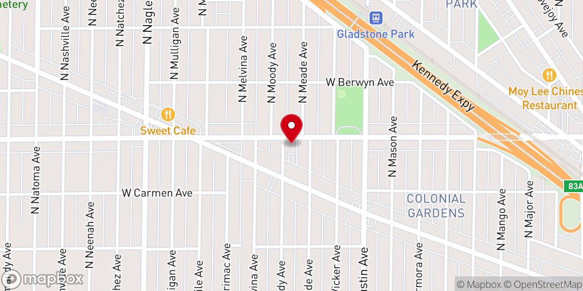 Map showing location of New Hope Community