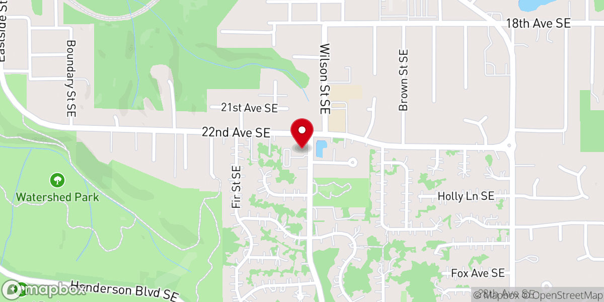 Map showing location of East Congregation-Jehovah's