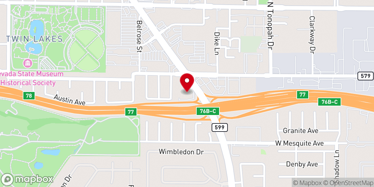 Map showing location of Southwest Prison Ministries Inc