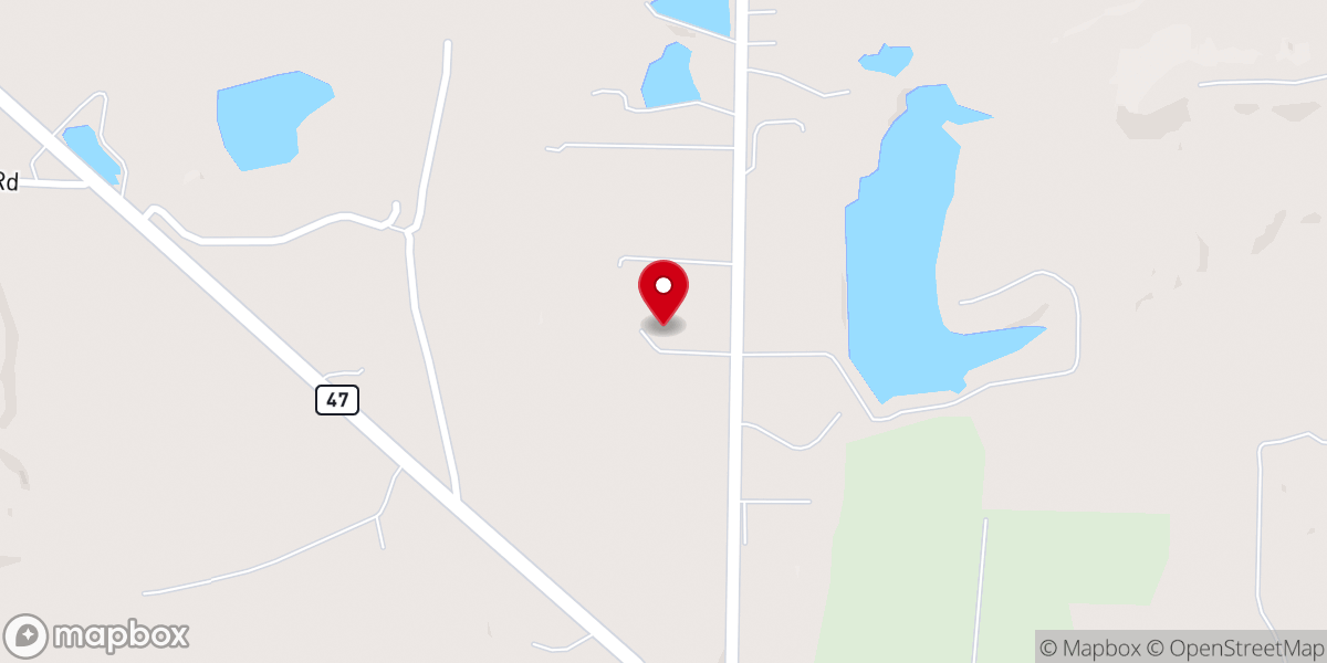 Map showing location of Charrette Church