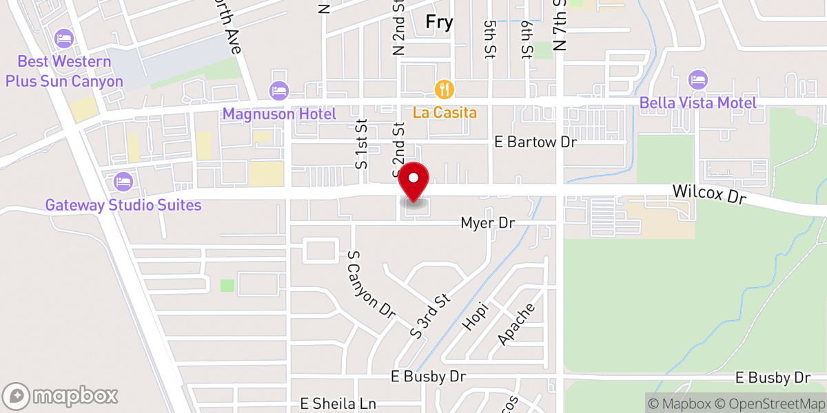 Map showing location of Christian House Fellowship Ministries
