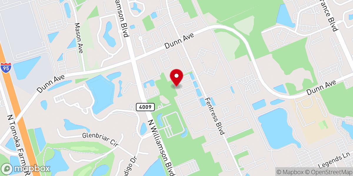 Map showing location of The Gathering Place United Methodist Church