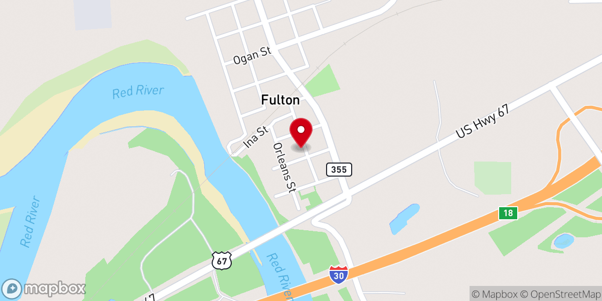 Map showing location of Union Baptist Church
