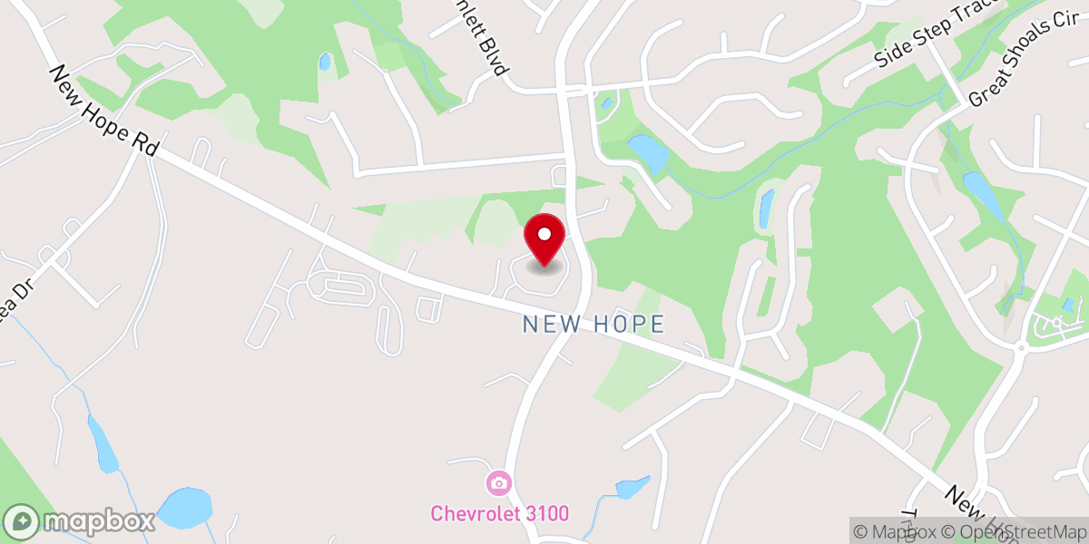 Map showing location of Grace New Hope