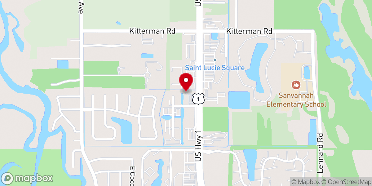 Map showing location of Deliverance Jesus Is Coming Worship Center