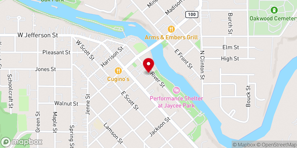 Map showing location of Beginning in Grace Church