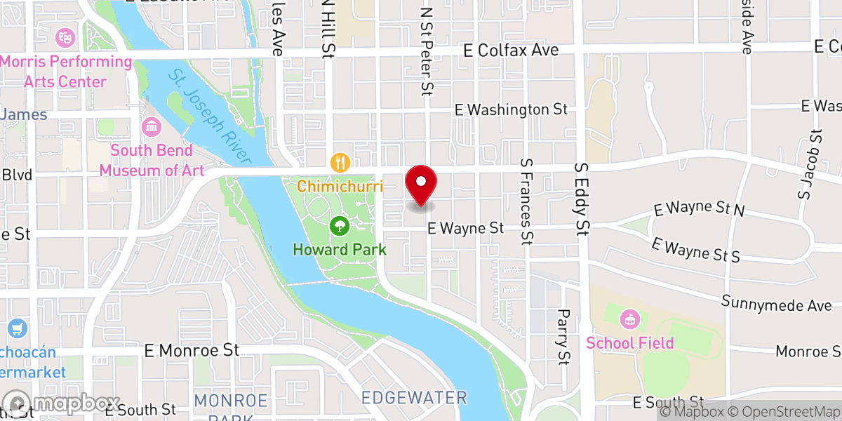 Map showing location of Zion Community Church