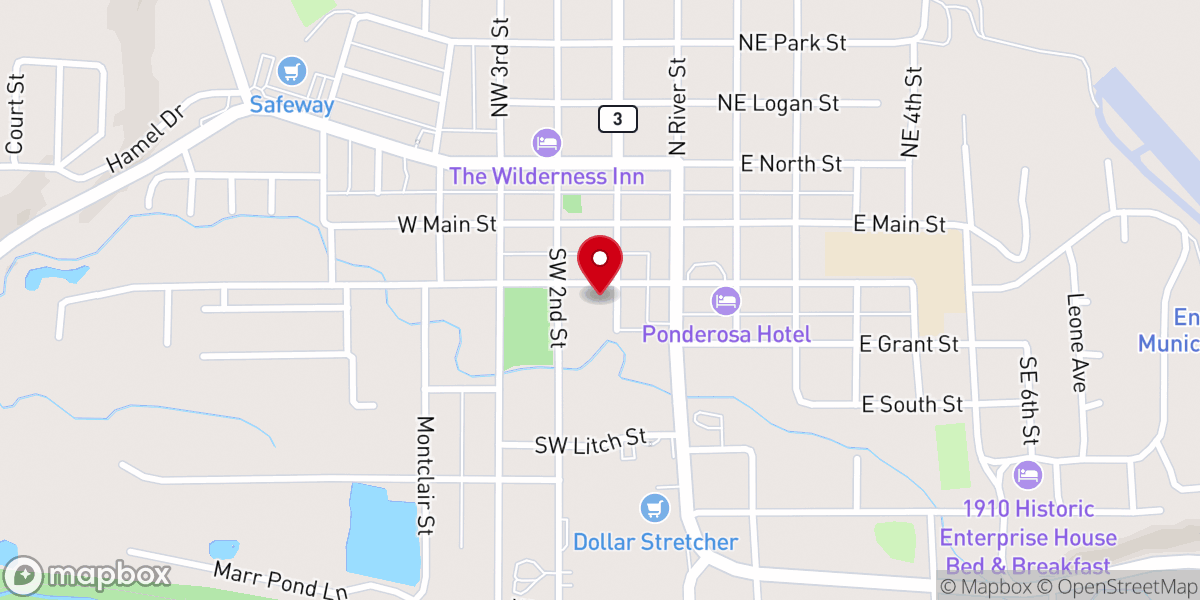 Map showing location of Summit Church