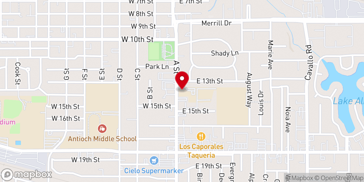Map showing location of Most Holy Rosary Catholic Church