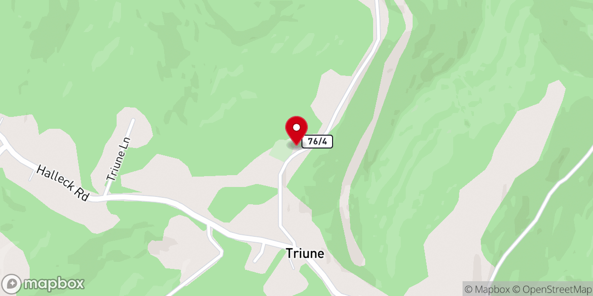 Map showing location of Summers United Methodist Church
