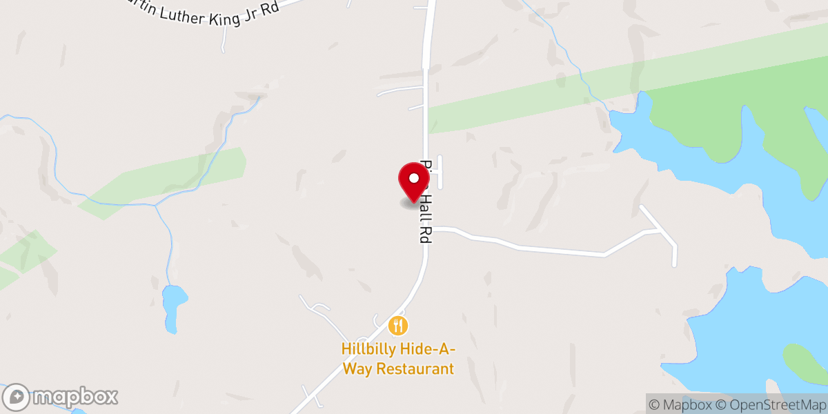 Map showing location of Forest Chapel United Methodist Church