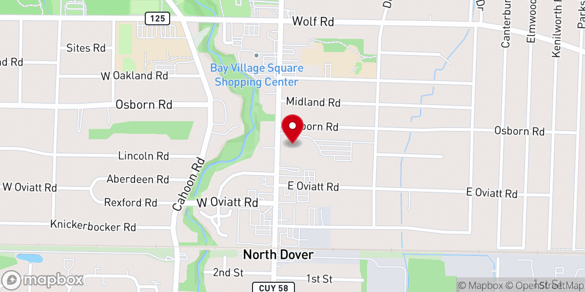 Map showing location of St Raphael Catholic Church