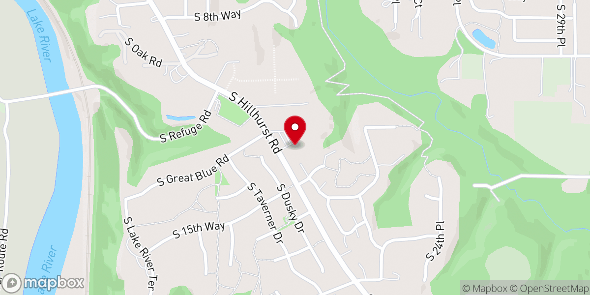 Map showing location of Community United Methodist Church