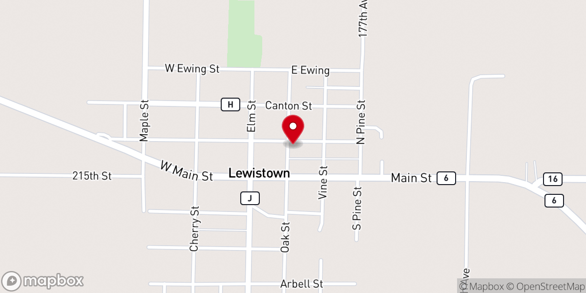 Map showing location of Park Methodist Church