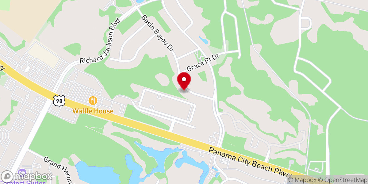 Map showing location of Bikers for Christ Florida