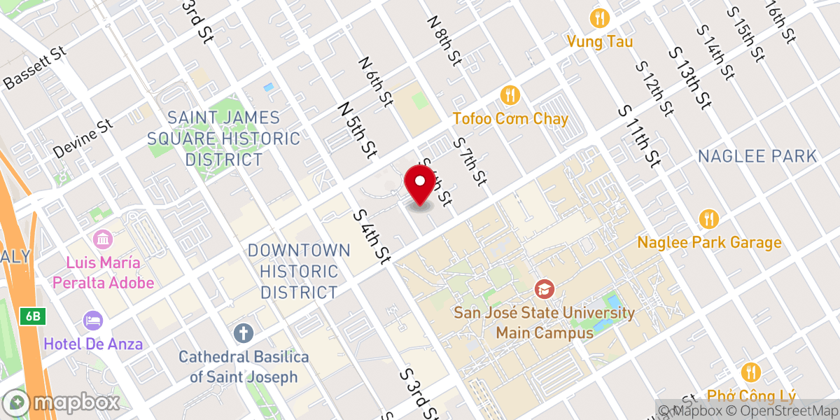 Map showing location of Urban Sanctuary