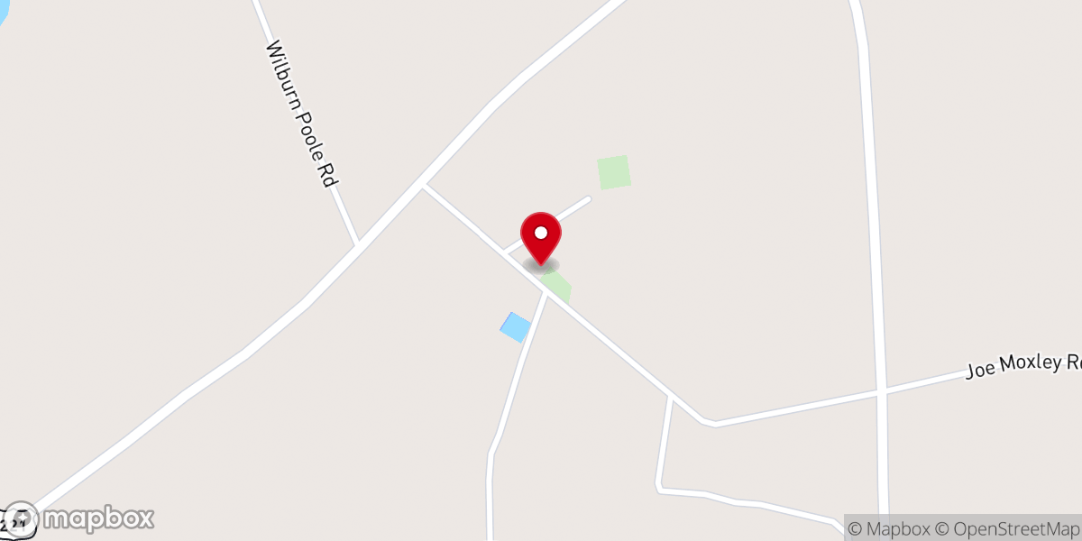 Map showing location of Coursey Grove Baptist Church