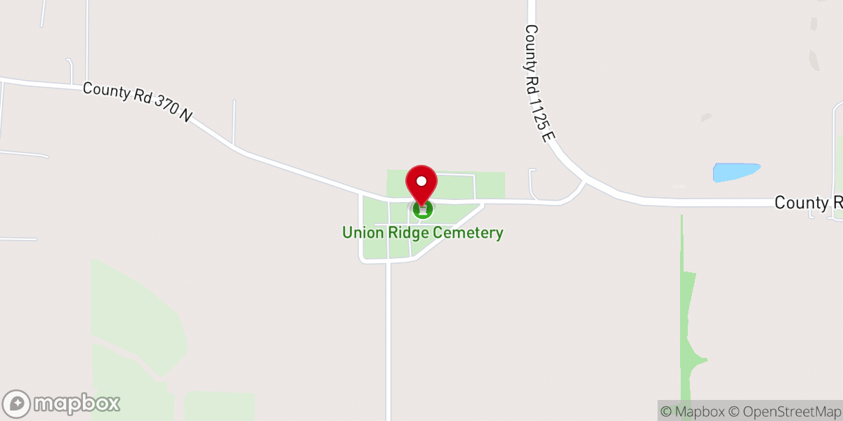 Map showing location of Union Ridge Presbyterian Church