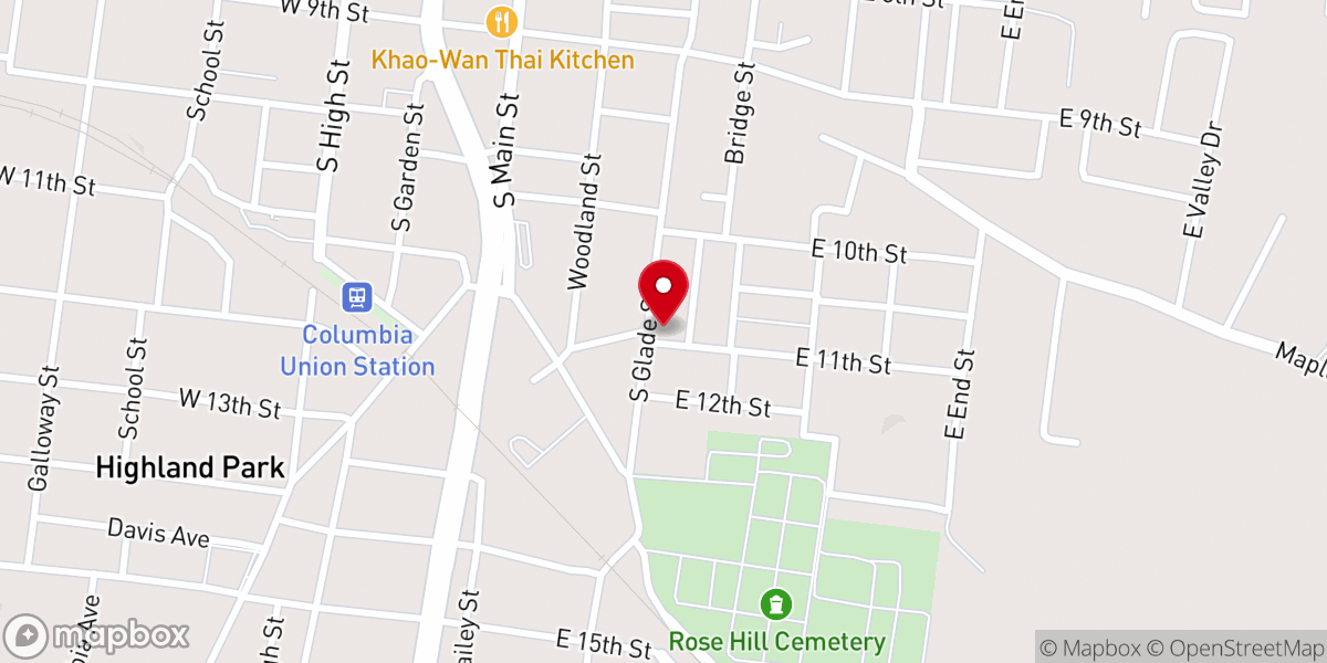 Map showing location of Bethel Chapel AME CHURCH