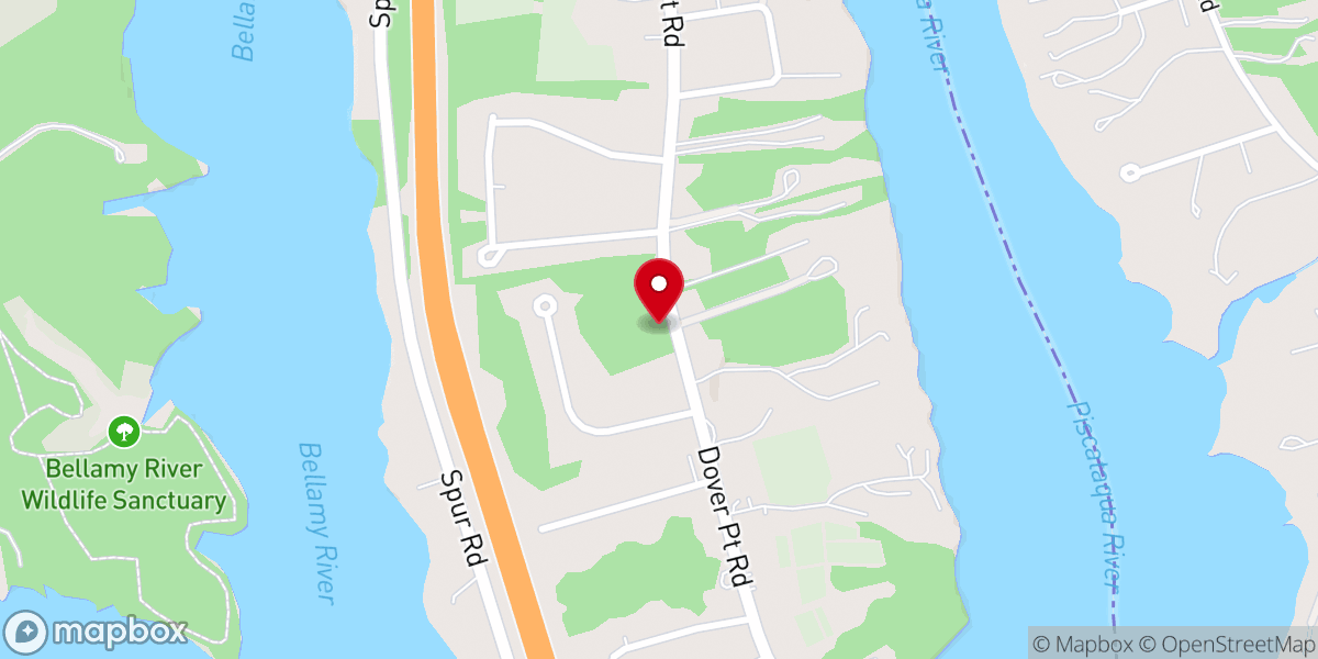 Map showing location of First Parish Church Historic Site