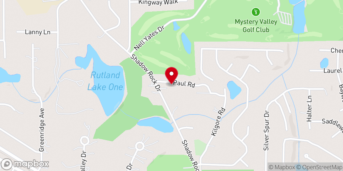 Map showing location of Greater St. Paul Church of God in Christ