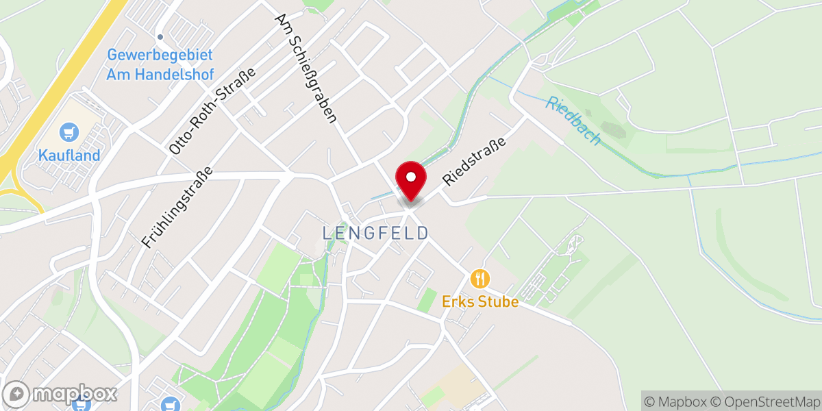 Map showing location of Lengfeld