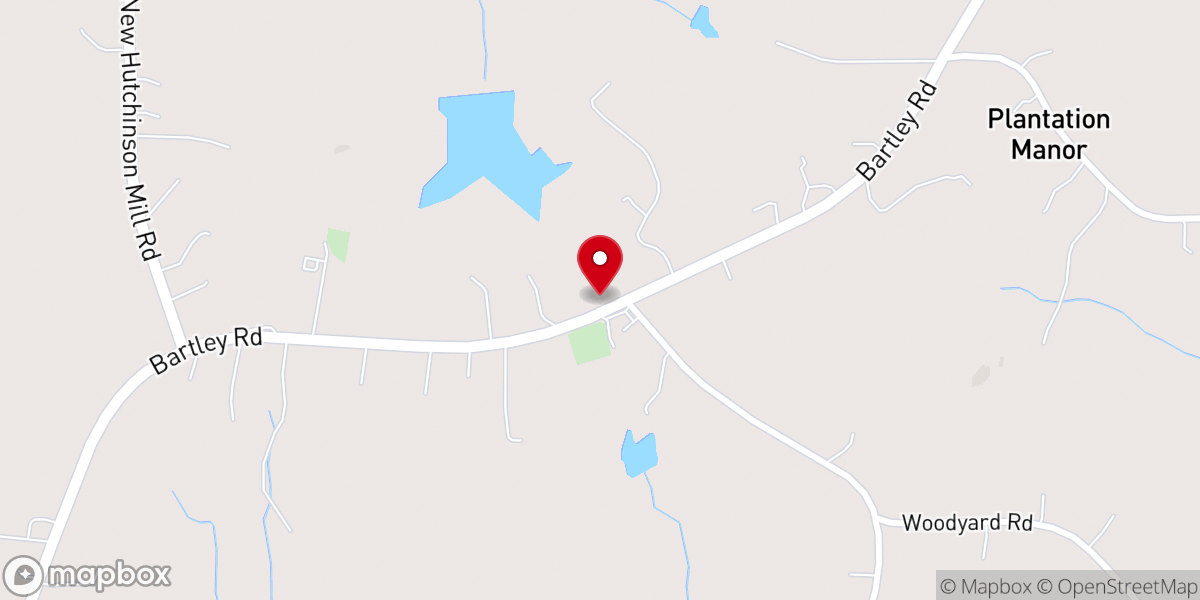 Map showing location of Lebanon Primitive Baptist Church