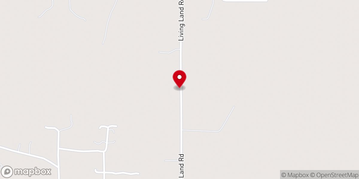 Map showing location of Livingland Church