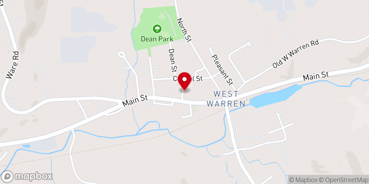 Map showing location of Upper Room Christian Fellowship