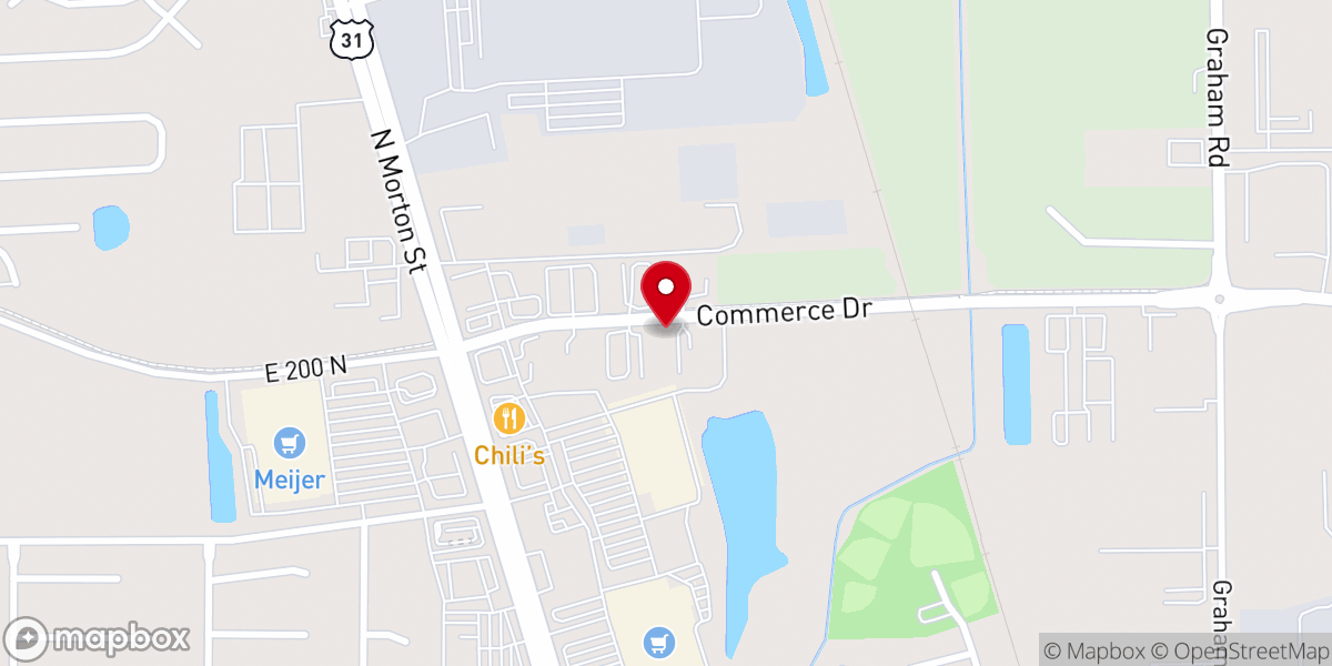 Map showing location of Interchurch Food Pantry of Johnson County
