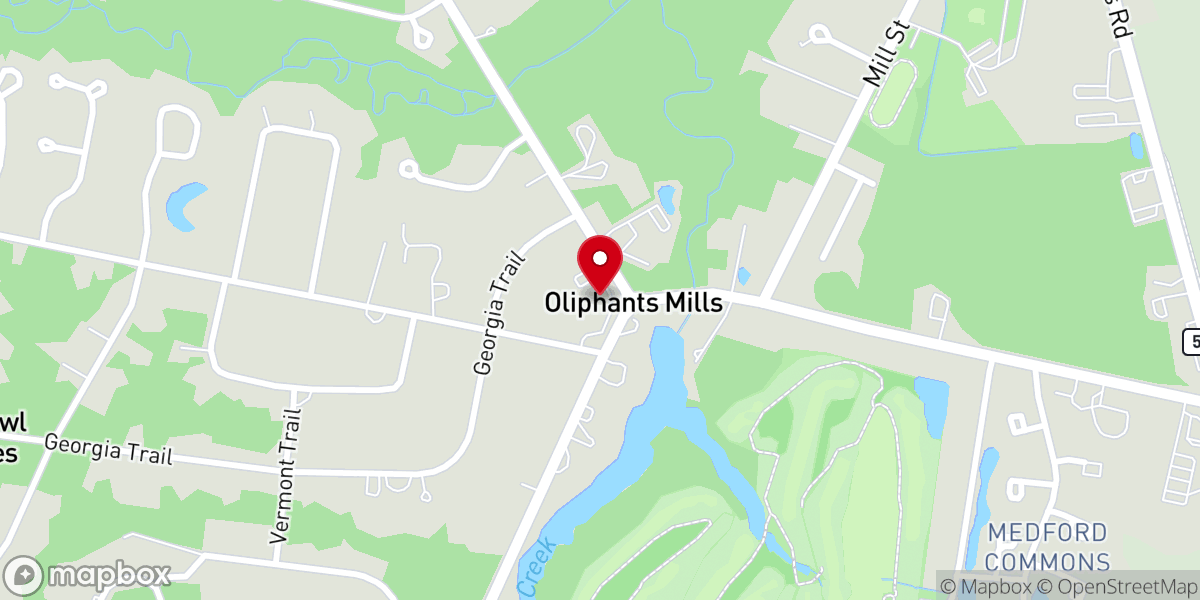Map showing location of St Peter's Episcopal Church