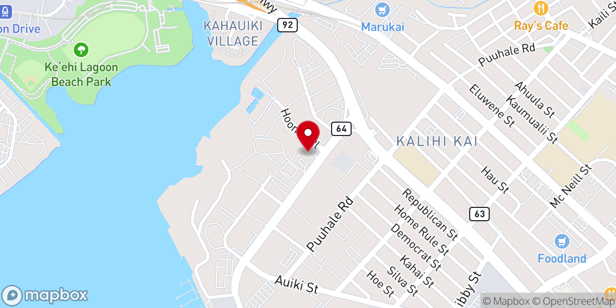 Map showing location of Gathering Place of Hope