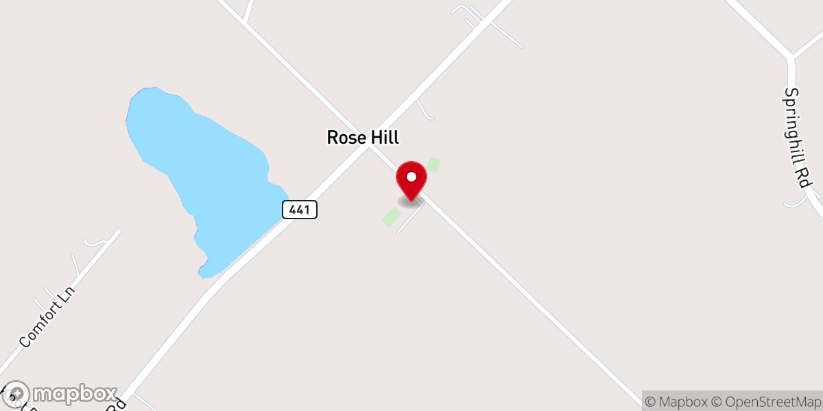 Map showing location of Memorial Chapel Church of the CMA