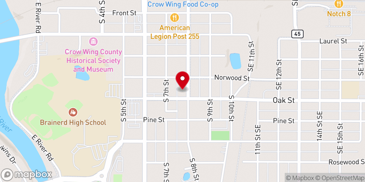 Map showing location of Remnant Ministry Center