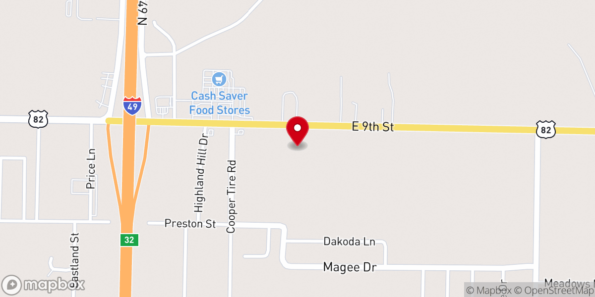 Map showing location of Foundation Baptist Church Texarkana, Ar 71854