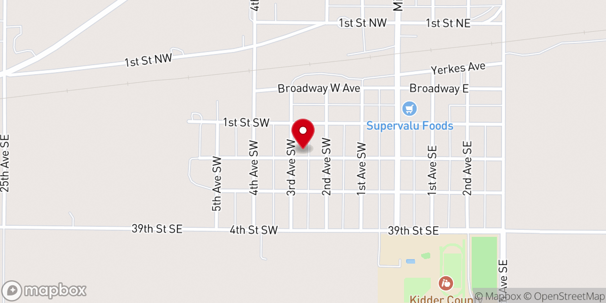 Map showing location of St Francis de Sales Catholic Church