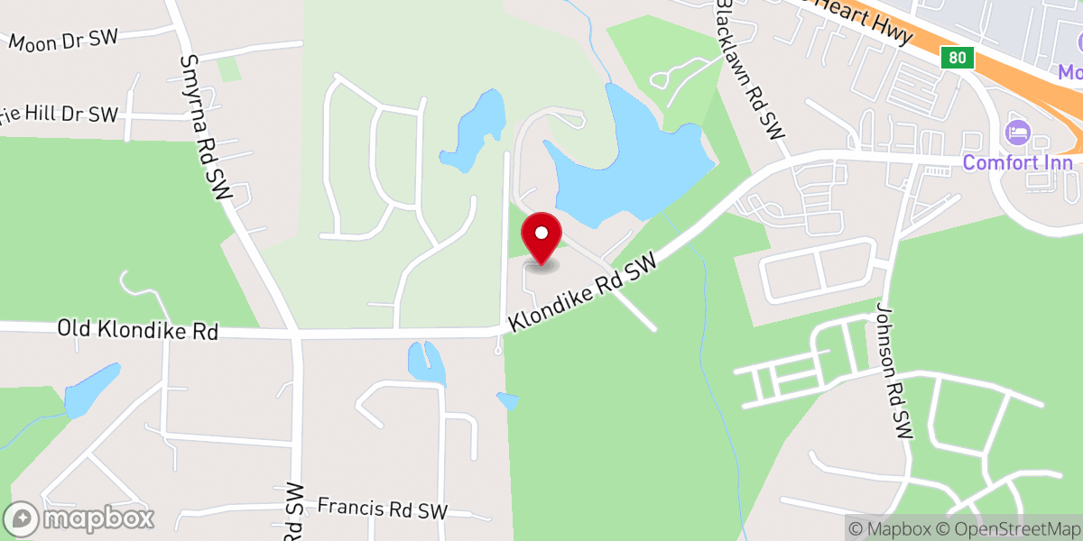Map showing location of Loves & Hugs Christian