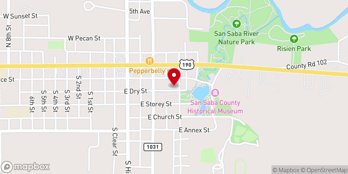 Map showing location of Off Beaten Path Ministries