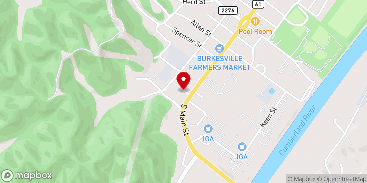 Map showing location of Cumberland county
