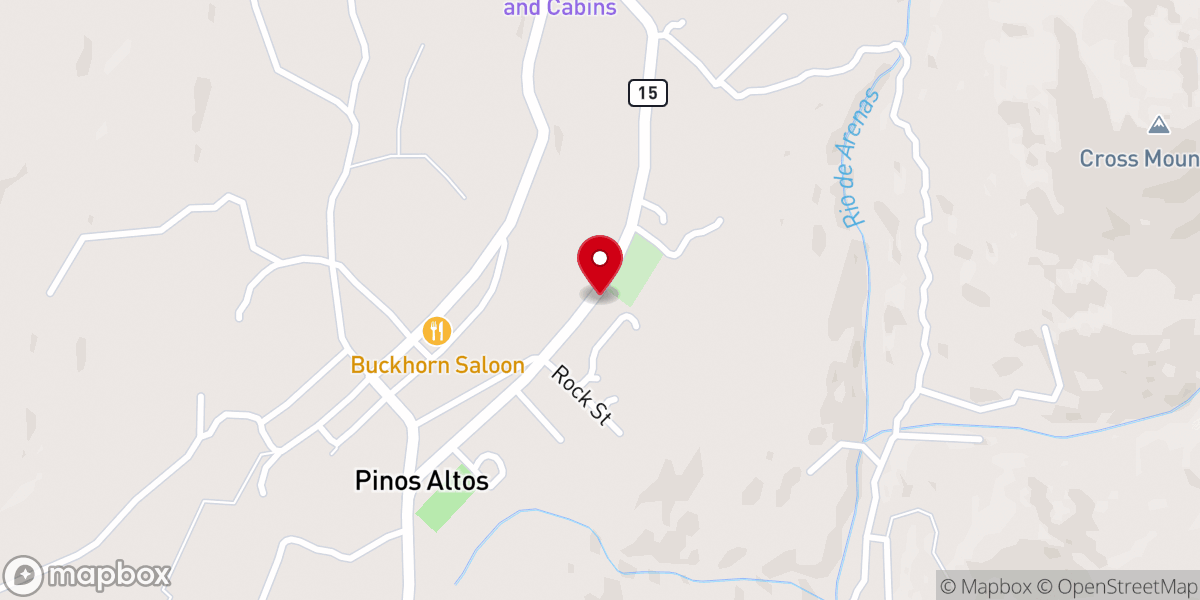 Map showing location of Holy Cross Mission Church