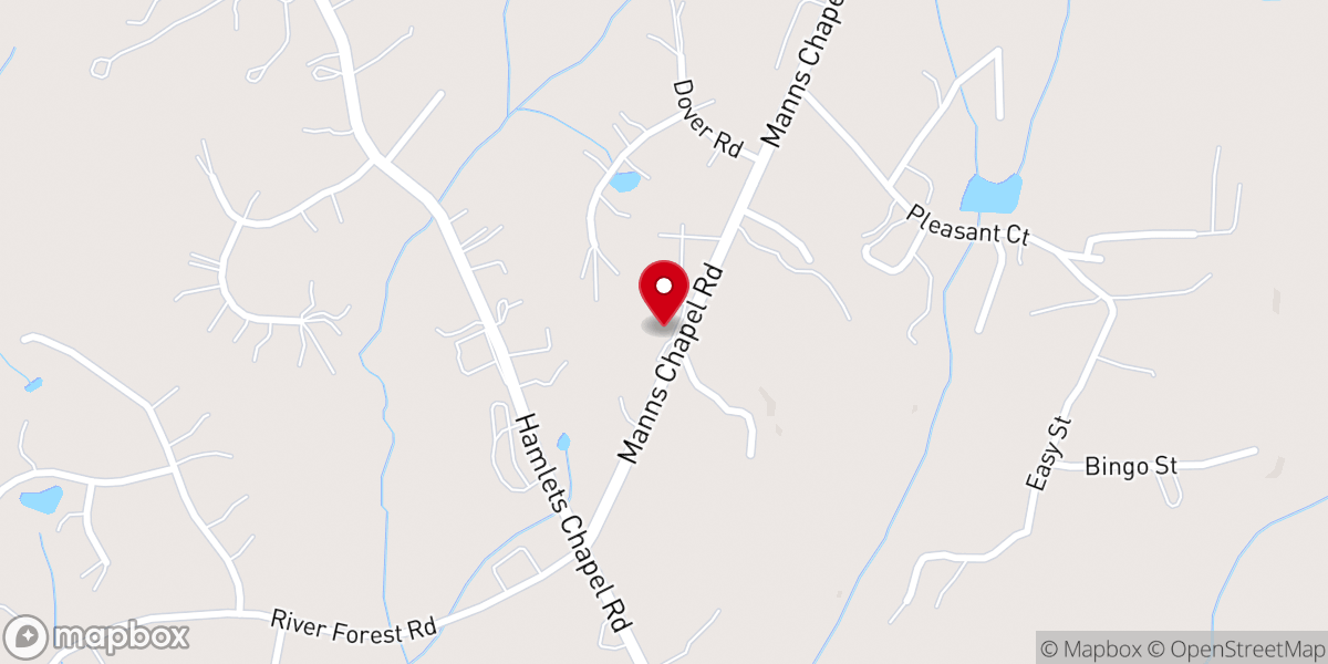 Map showing location of Mount Pleasant United Methodist Church