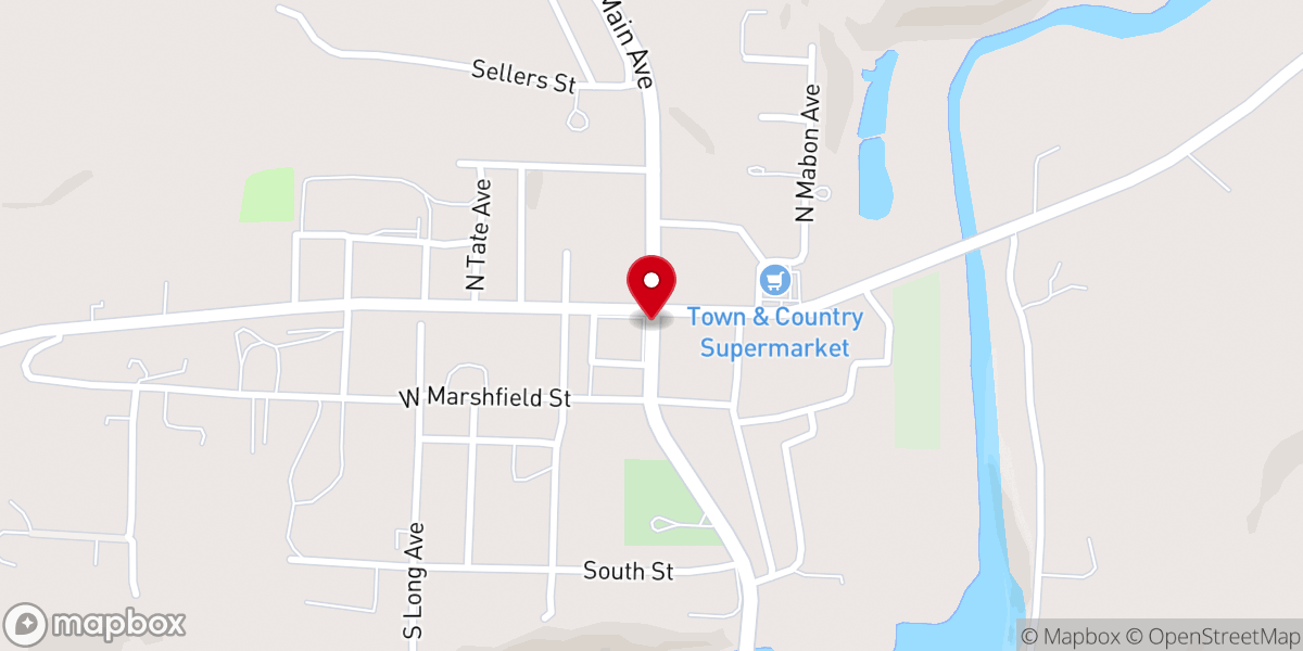 Map showing location of The Community Betterment Foundation