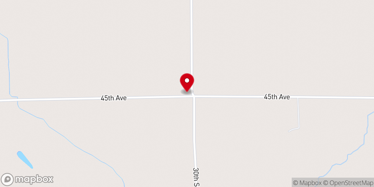 Map showing location of Moe Lutheran Church of the ELCA