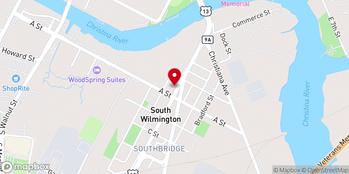 Map showing location of Greater Deliverance Temple