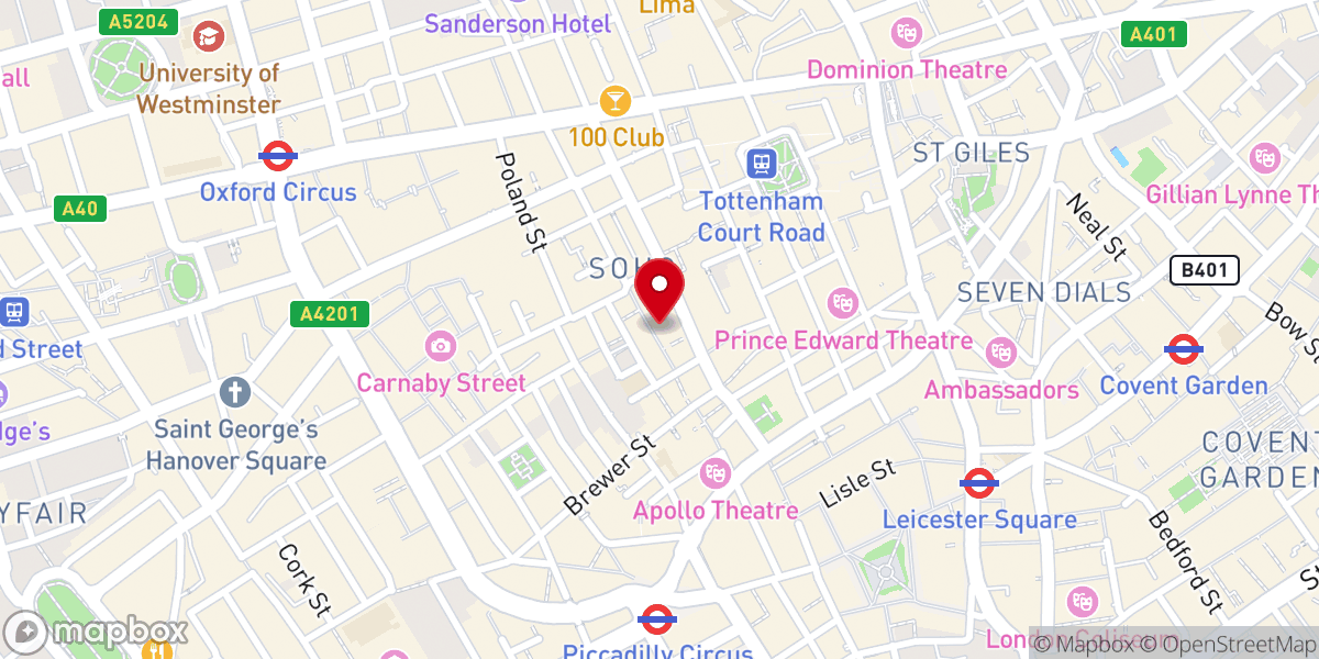 Map showing location of Islamic Centre