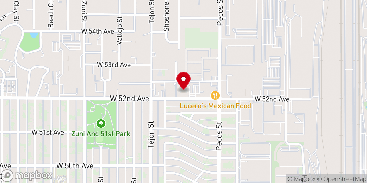 Map showing location of Guardian Angels Church