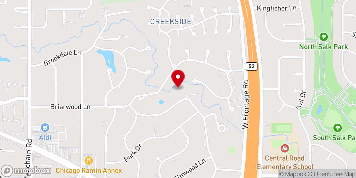 Map showing location of St. Mary Coptic Orthodox Church